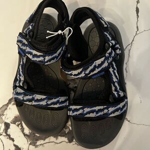 Kids Sandals - Black and Blue 13
